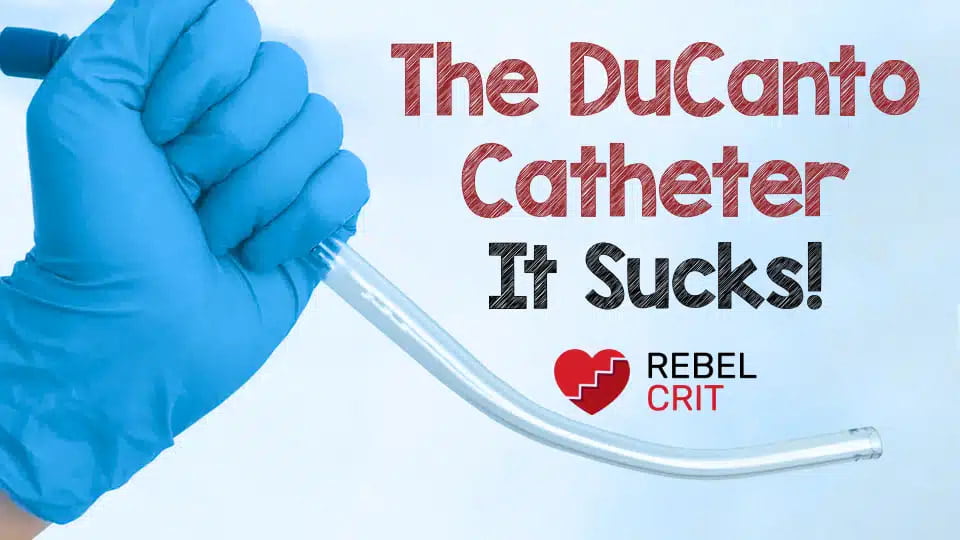 The Ducanto Catheter—It Sucks!